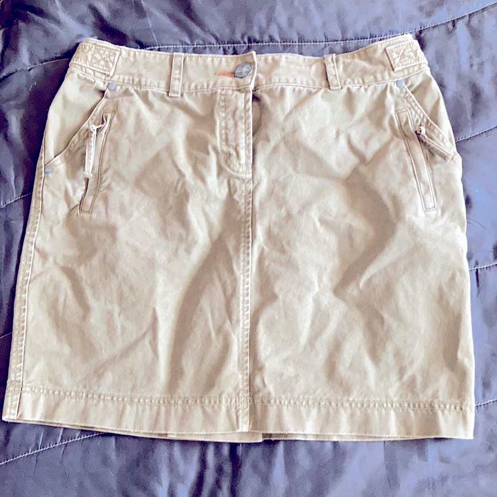 Cidra from Anthropologie size 12 olive skirt